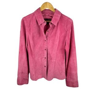 Bernardo Genuine‎ Leather Suede Pink Jacket Spring Style